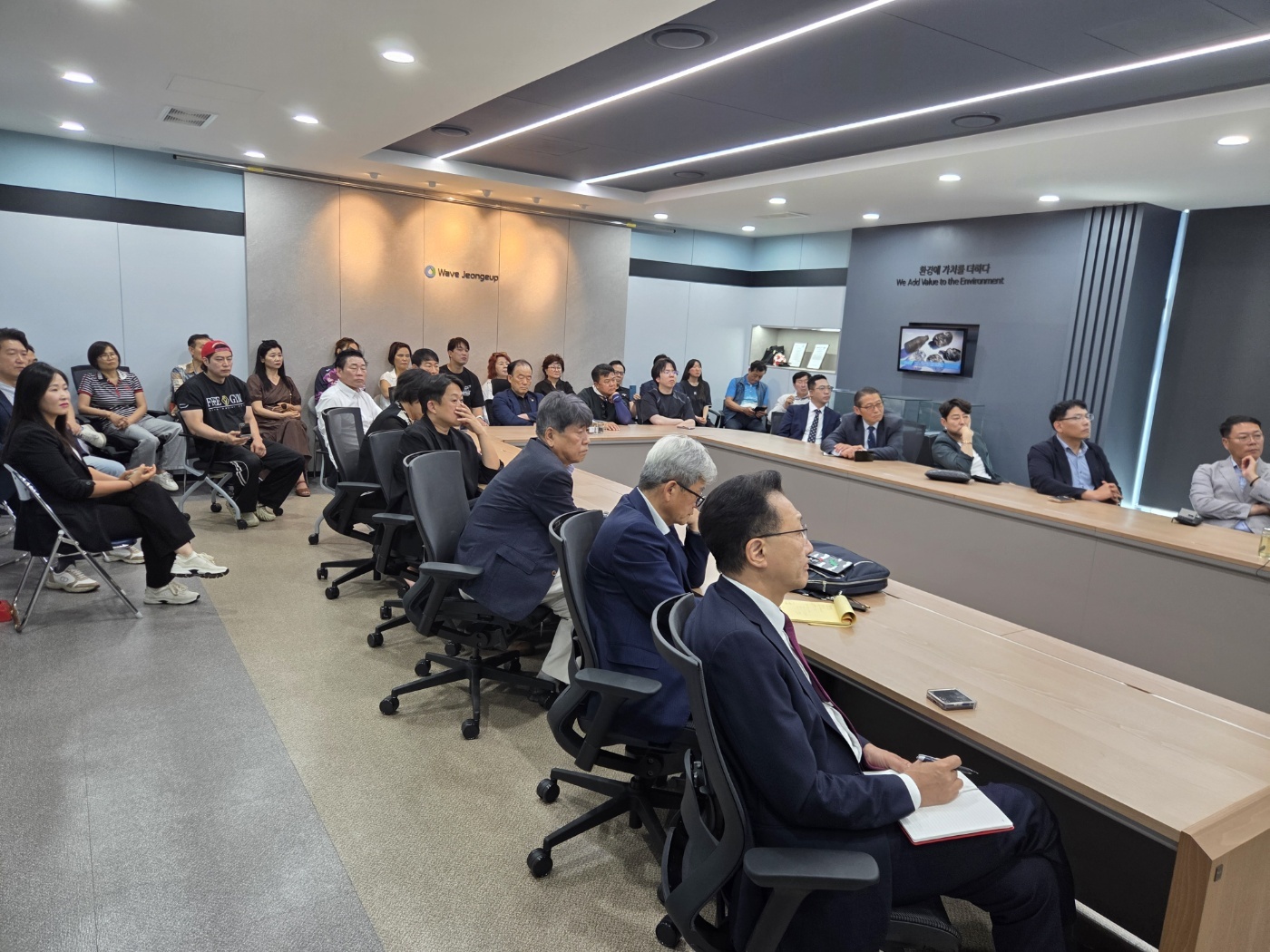 웨이브 정읍 공장 방문 및 설명회
